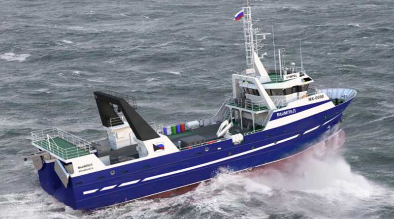 The icebreaker class fishing trawler for the Caspian.