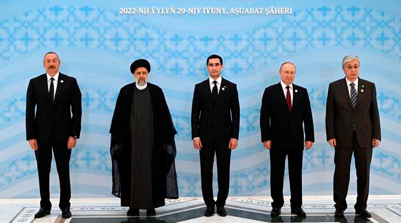 VI Каспийский саммит в Ашхабаде, 29 июня 2022 года. Фотография Хроники Туркменистана.